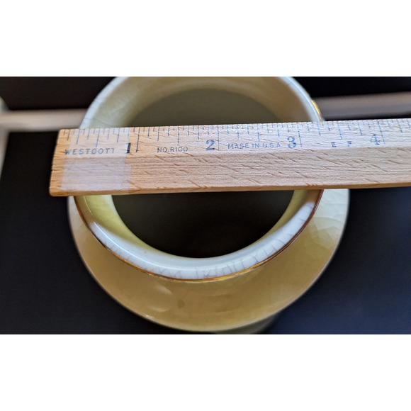 Vintage Otagiri Japan Vase Porcelain Flowers Quail Gold Gilt 11" - Picture 9 of 9